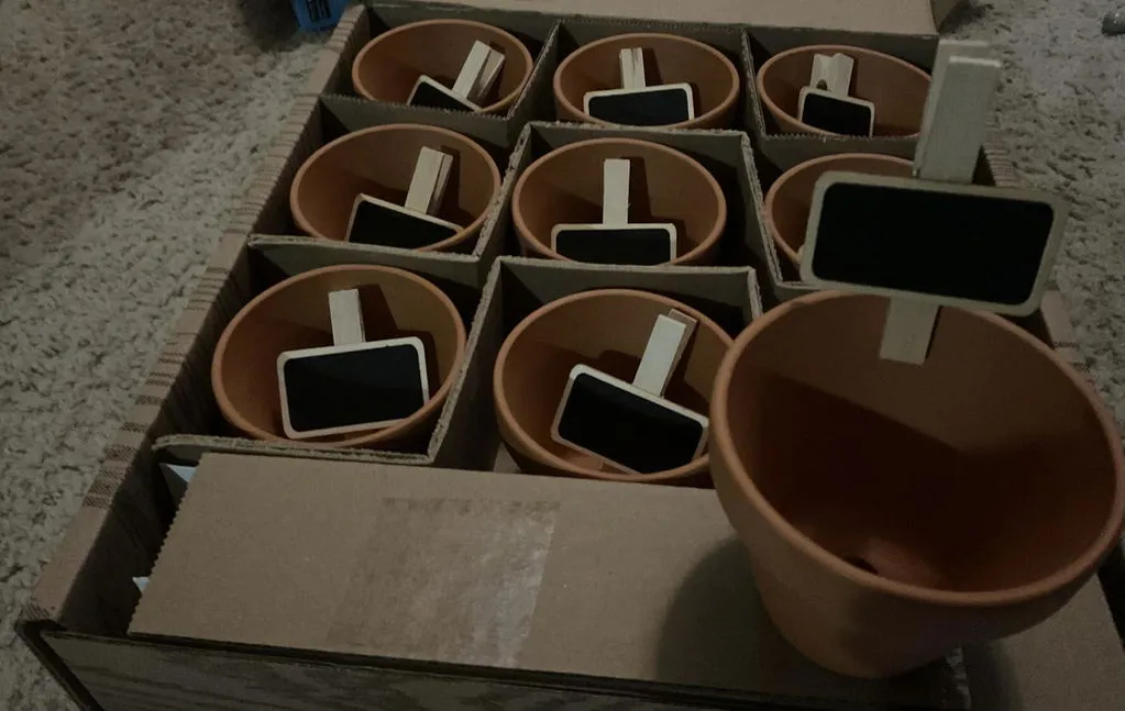 Buzzy Seeds Organic Herb Garden dyrkningssæt 9 sorter økologisk