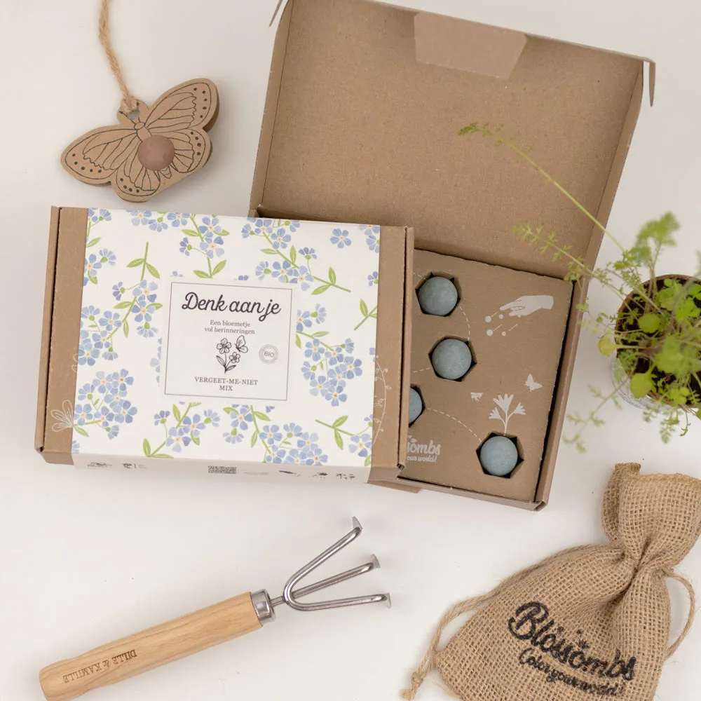 Blossombs Gift Box Small gaveæske 7 stk forglemmigej