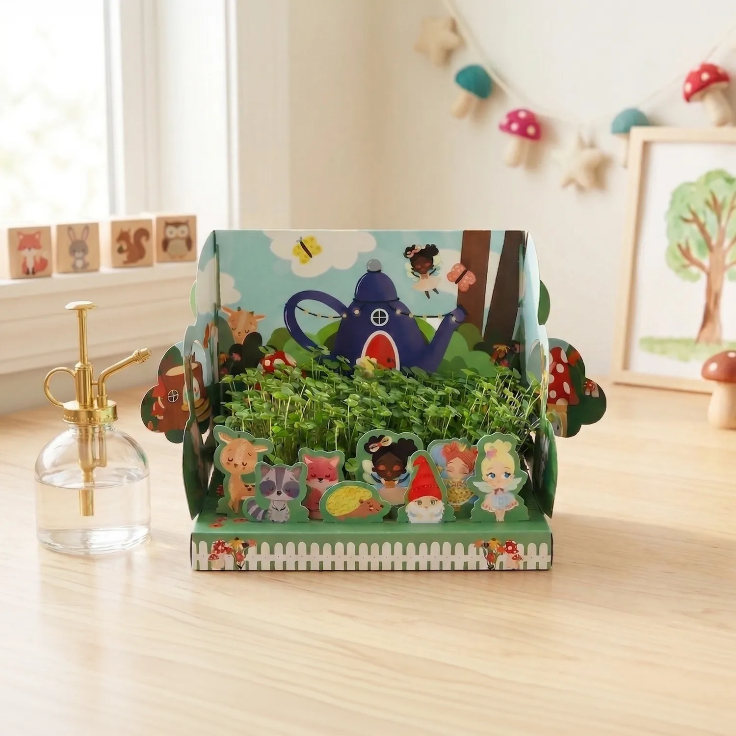 Buzzy Seeds Fairy Forest Chia dyrkningssæt 11 fefigurer