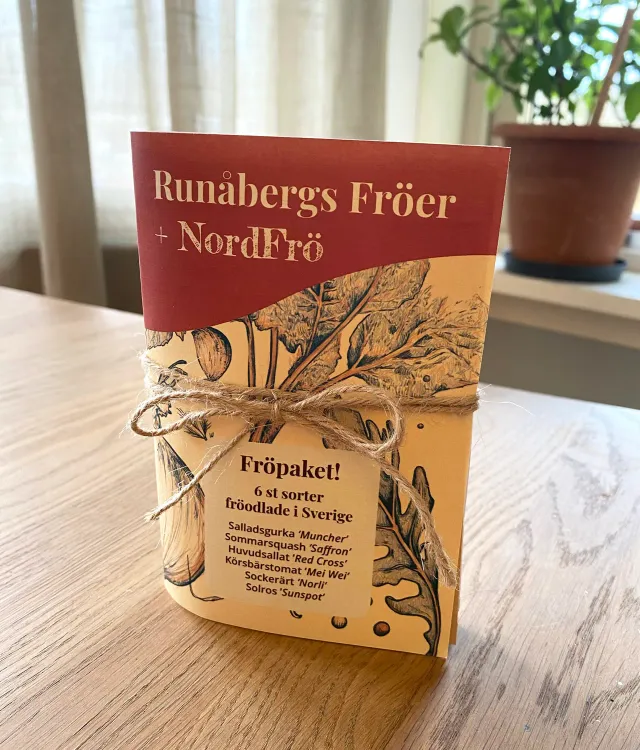 NordFrö Runåbergs frøsæt 6 sorter sommersalat