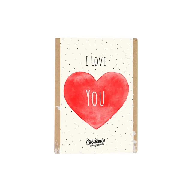 Buzzy Seeds Wildflower Mini frøbomber i love you 4 stk