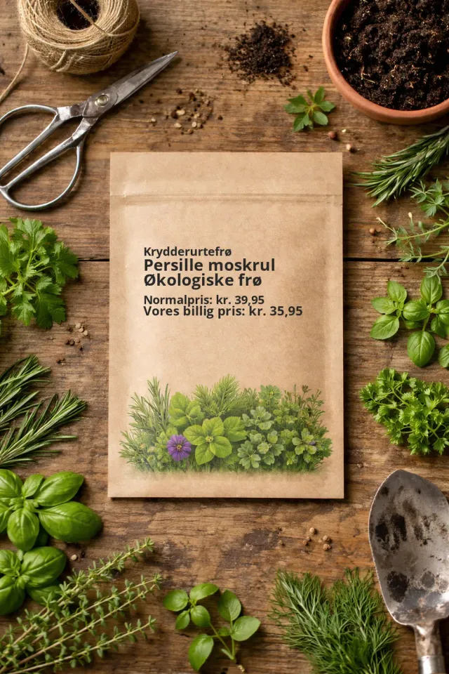 Trifolium Persille Moskrul Frø Økologisk aromatisk