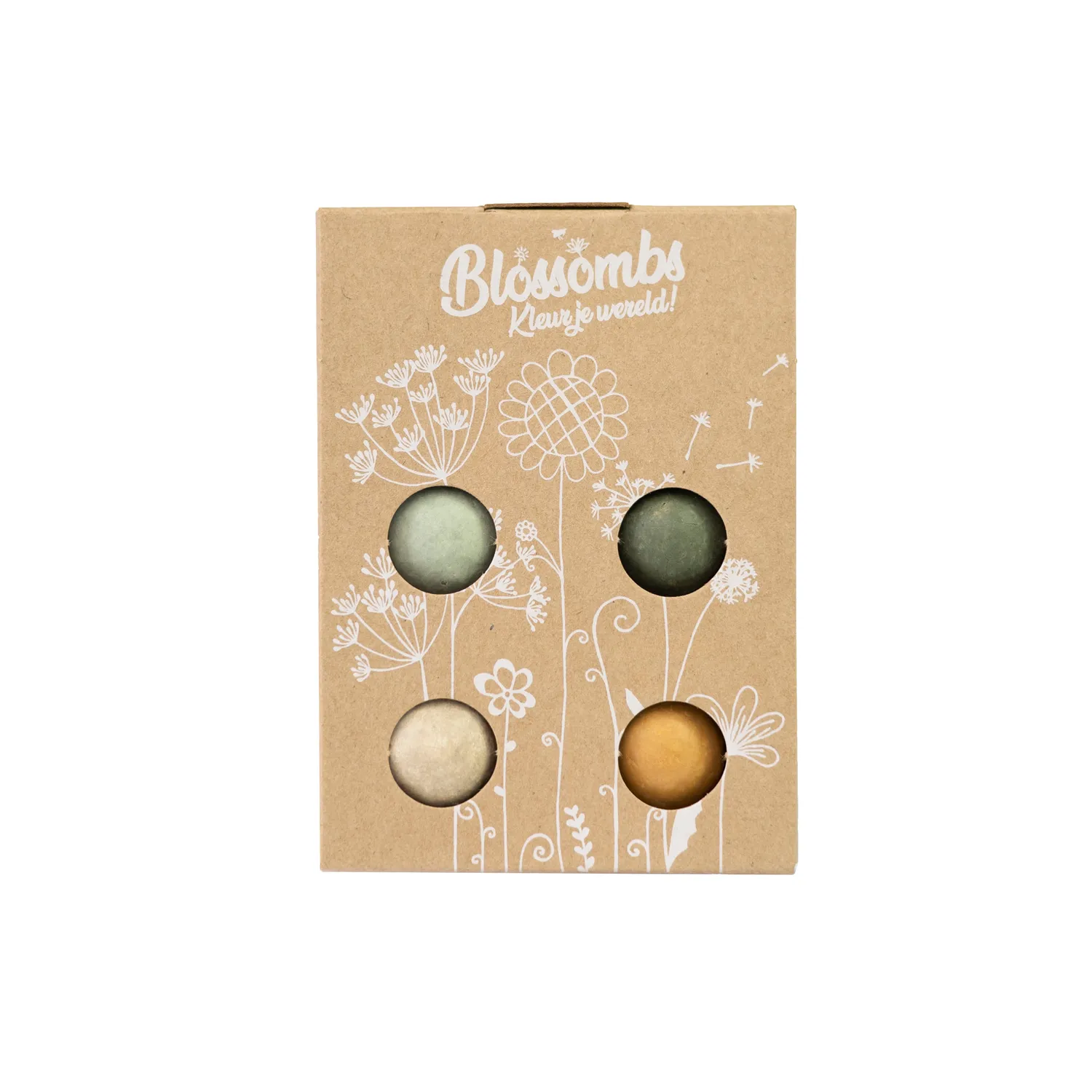Blossombs Gift Box Mini frøbomber 4 stk kærlighed