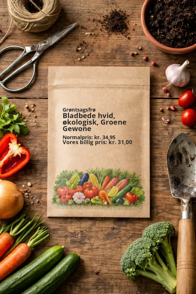 Trifolium Groene Gewone bladbede frø hvid økologisk