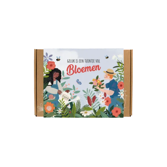 Blossombs frøbomber 7 stk Lucky Gardening gaveæske
