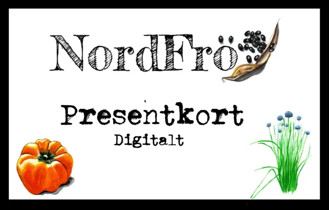 NordFrö digitalt gavekort e-mail havegave