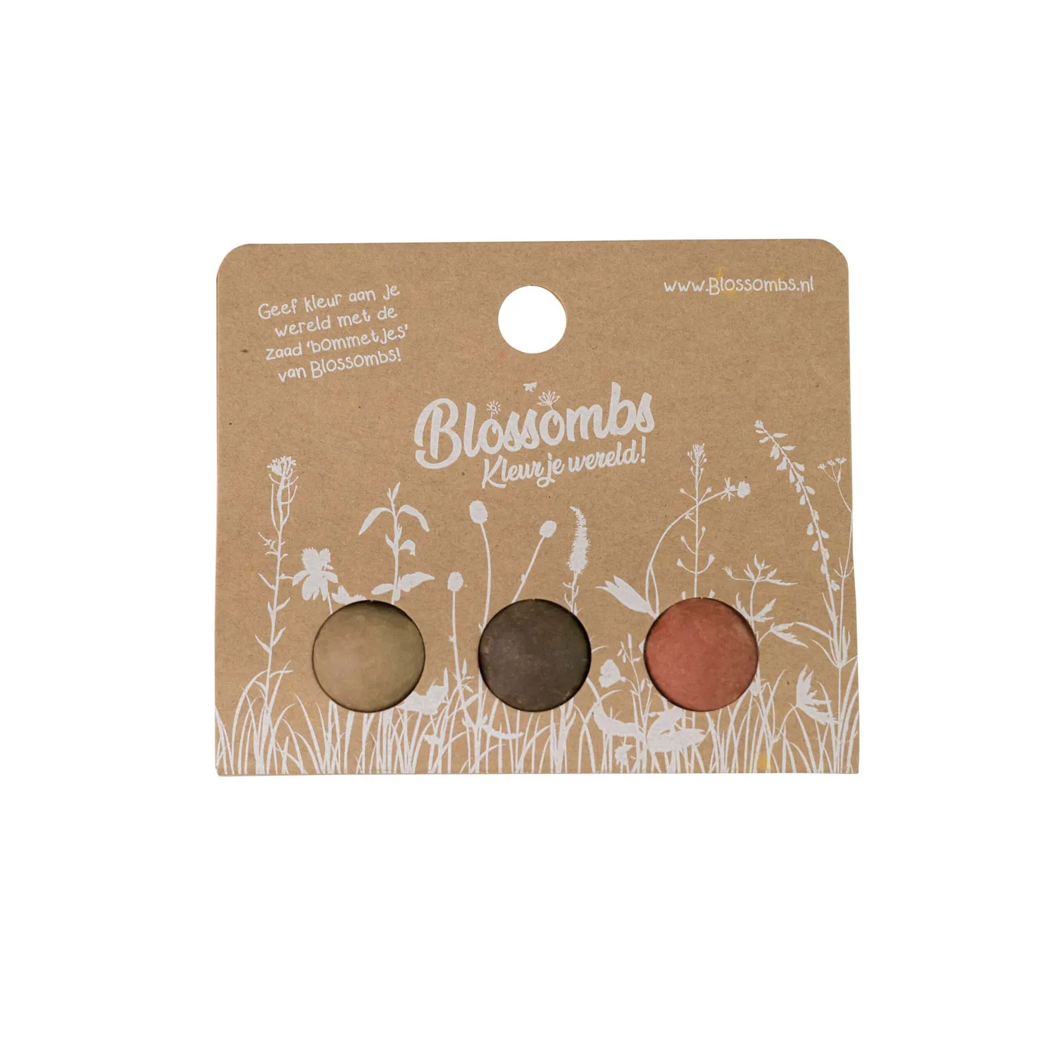 Blossombs minigave 3 frøbomber vild mix