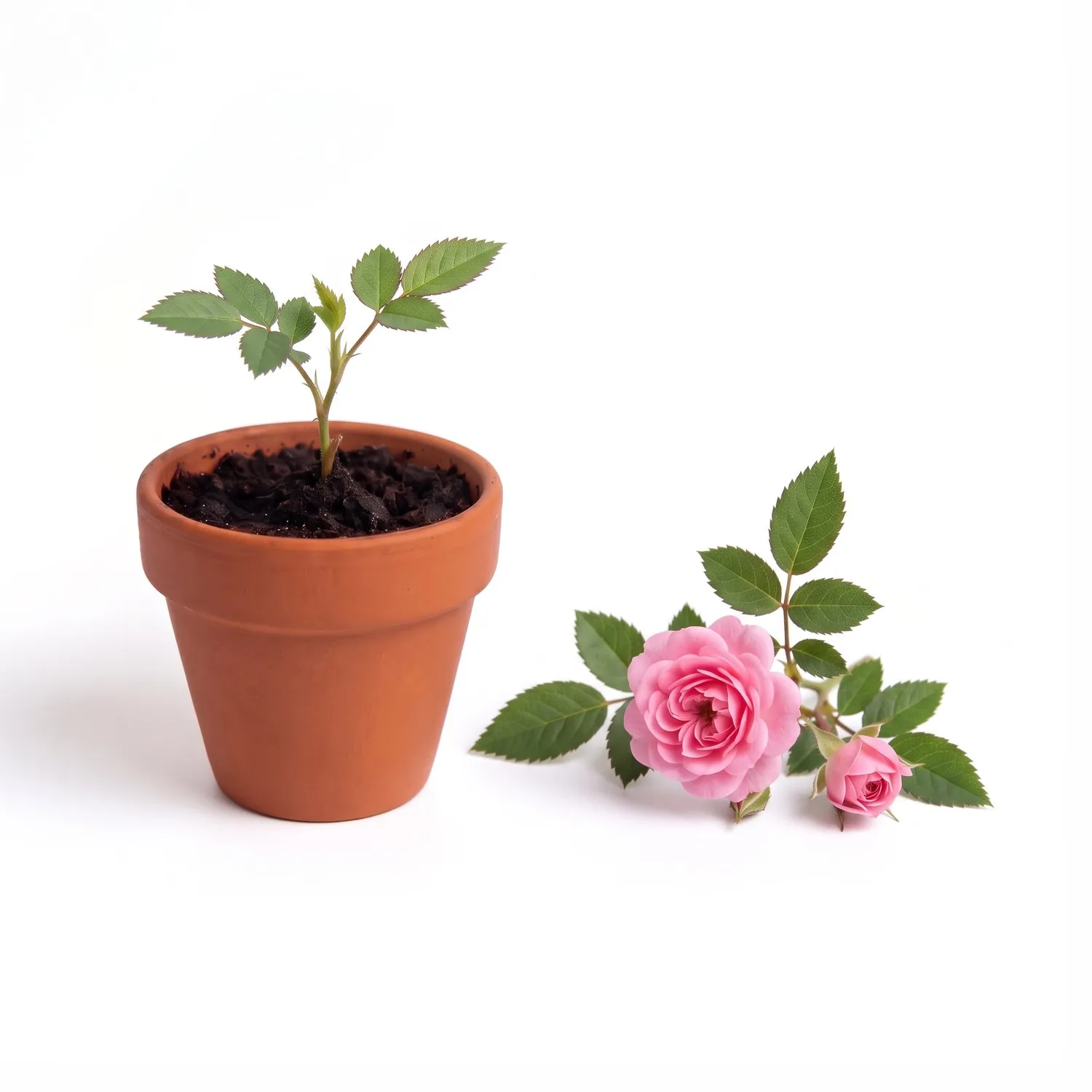 Buzzy Seeds Angel Wings dyrkningssæt 20-pak rose