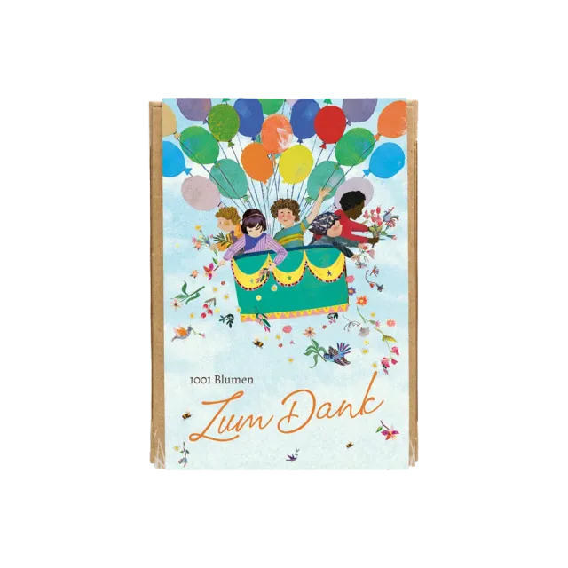 Blossombs Giftbox Mini frøbomber 4 stk ballon tak