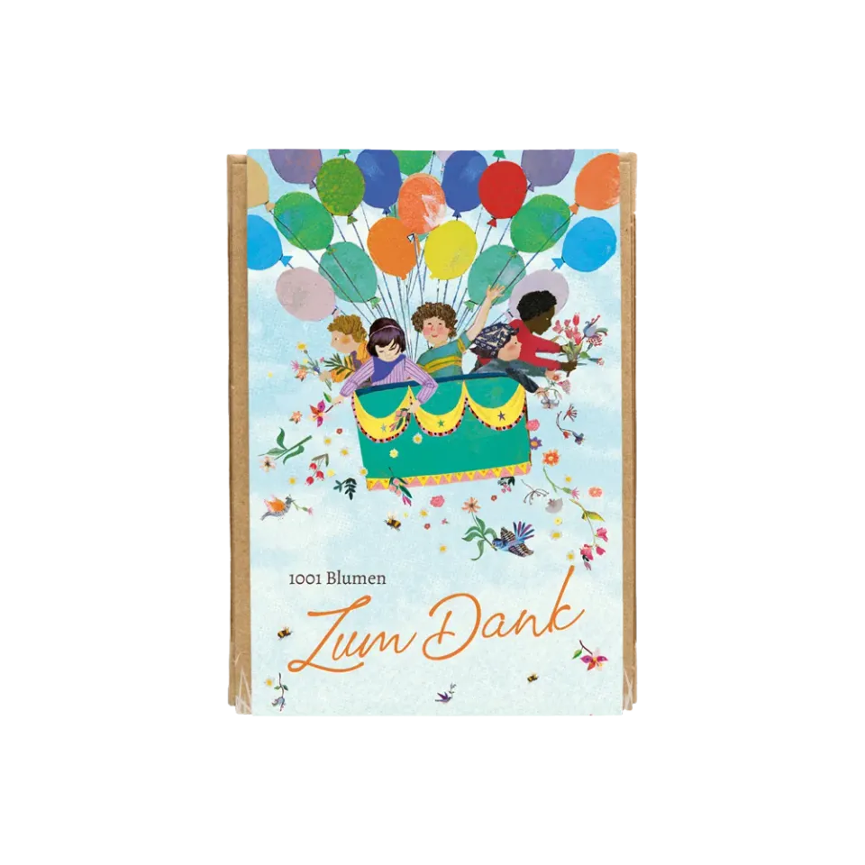 Blossombs Giftbox Mini frøbomber 4 stk ballon tak