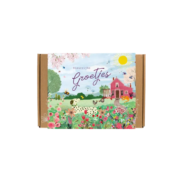 Blossombs Gift Box Small frøbomber 7 stk Pink House vilde blomster
