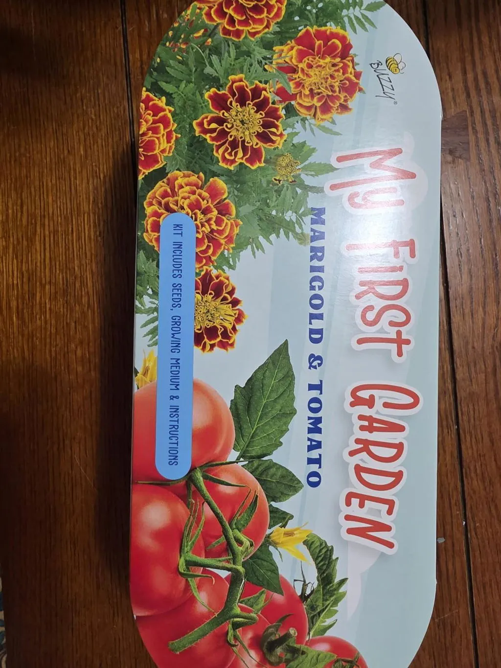 Buzzy Seeds My First Garden solsikke dyrkningssæt