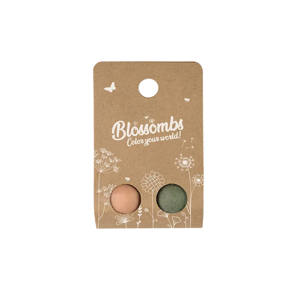 Blossombs Minigave frøbomber 2 stk farvet