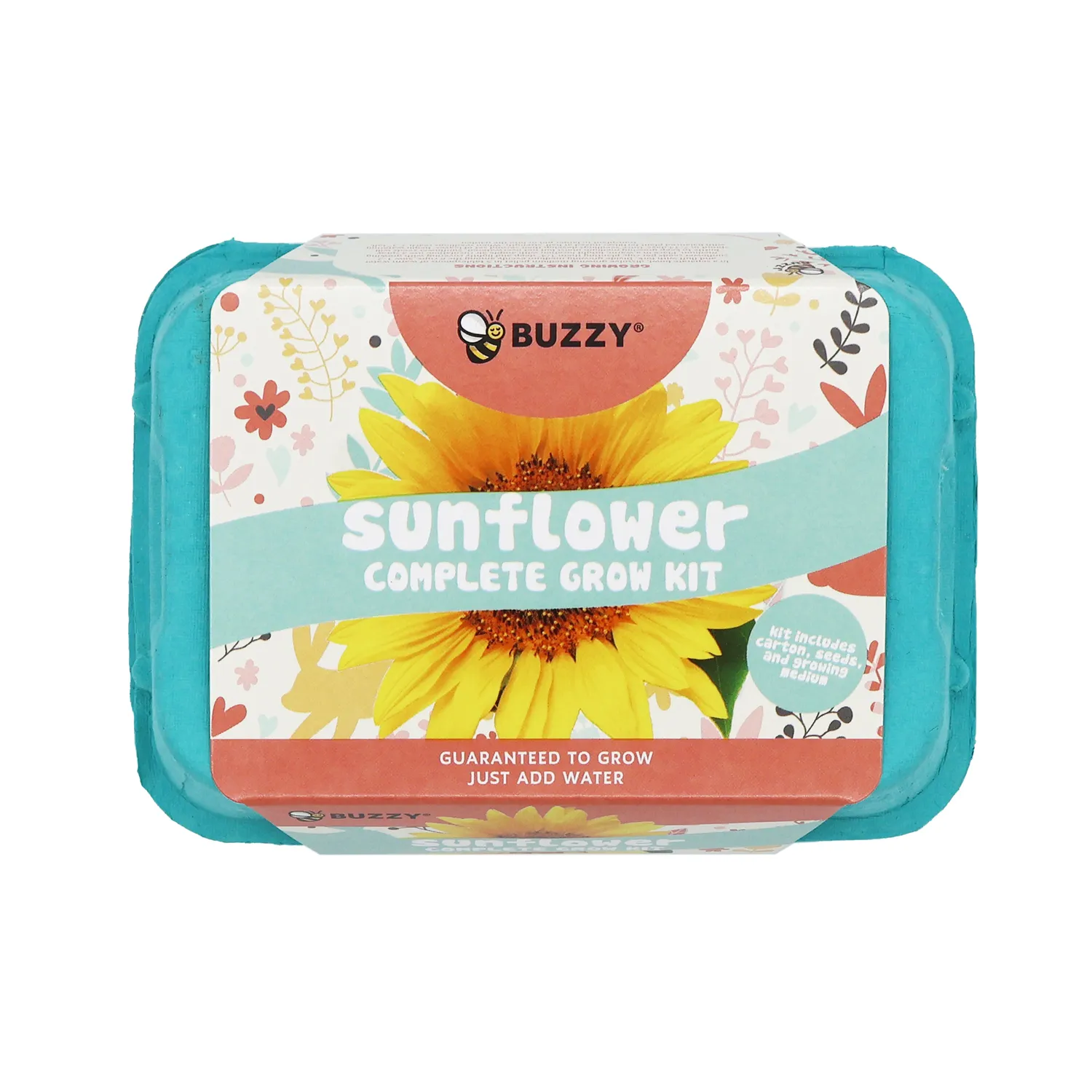 Buzzy Seeds Sunflower dyrkningssæt 2-pak solsikke