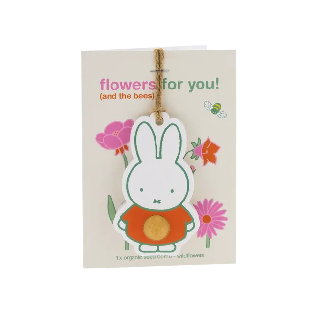Blossombs Miffy Flowers For You vedhæng frøbombe 1 stk