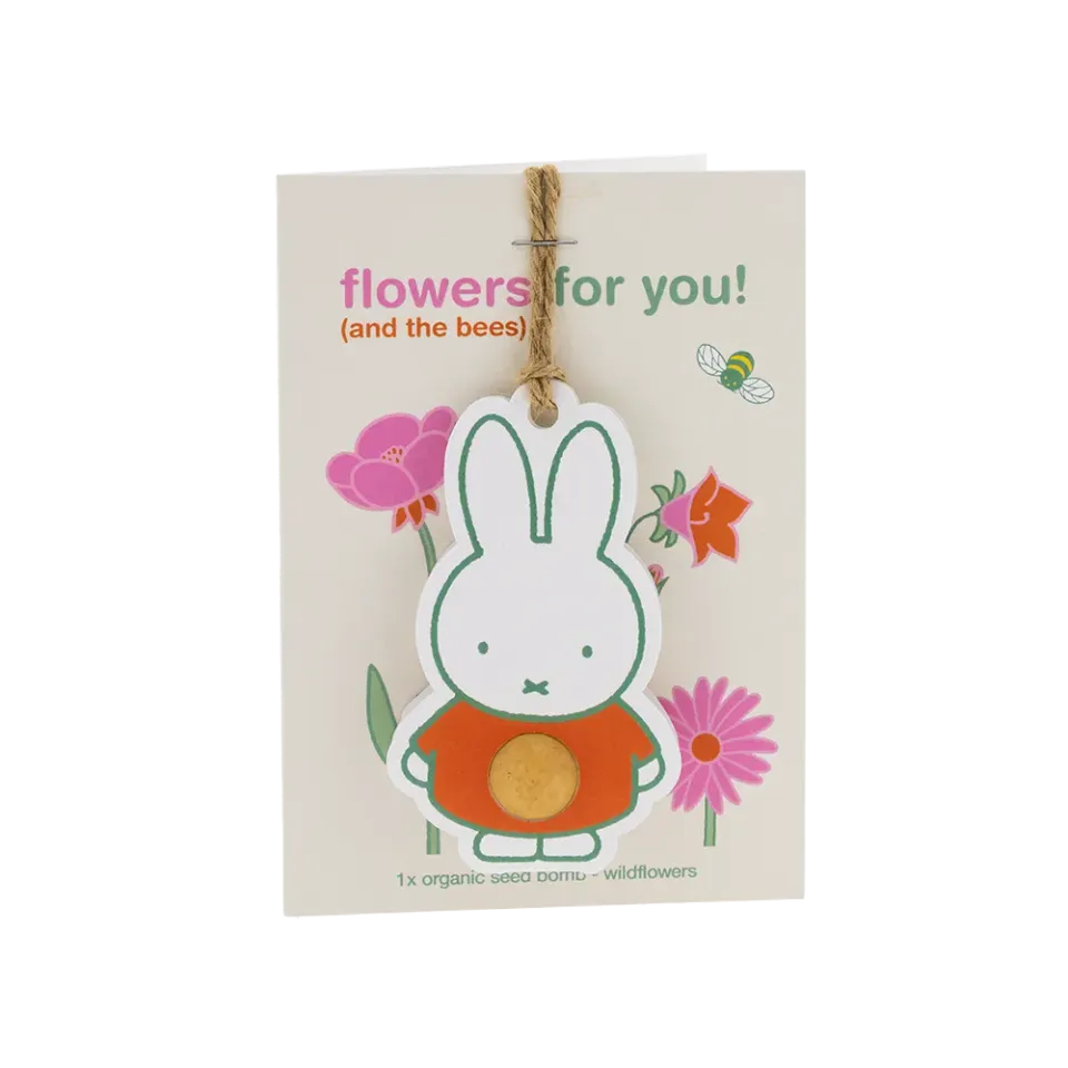 Blossombs Miffy Flowers For You vedhæng frøbombe 1 stk