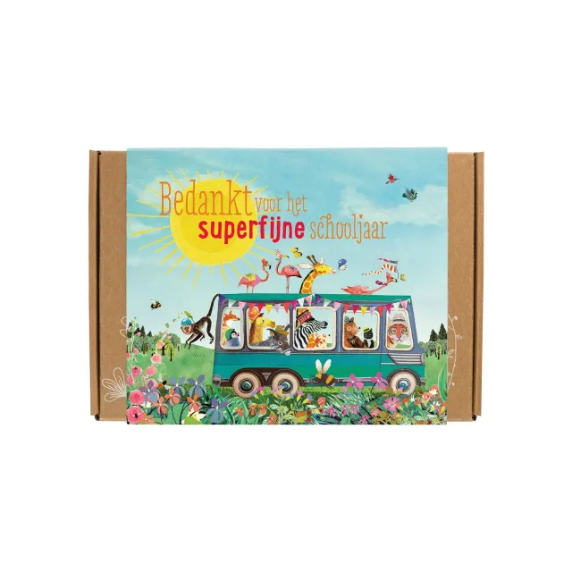 Blossombs Giftbox Small Schoolbus frøbomber 7 stk tak