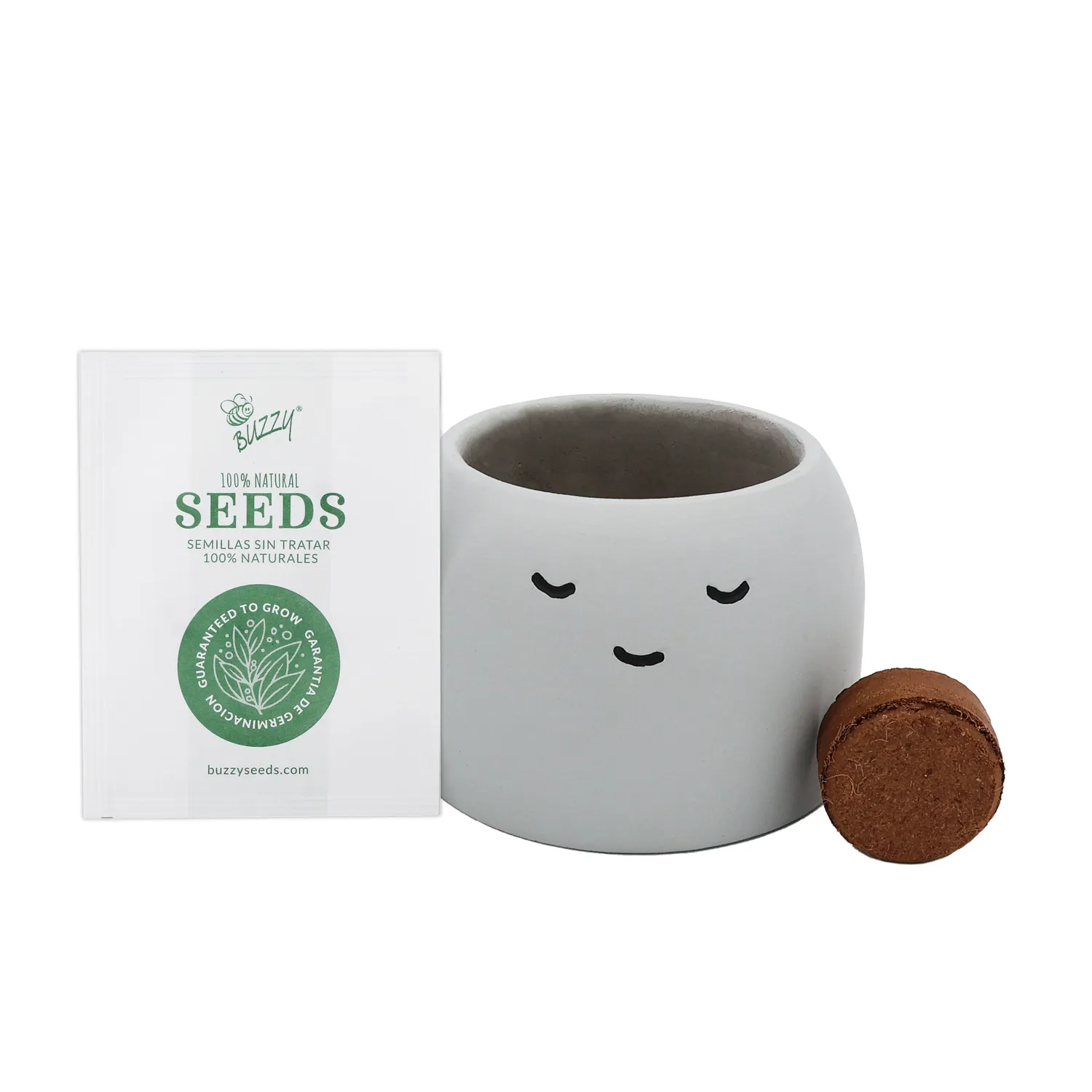 Buzzy Seeds Peaceful Pot dyrkningssæt kamille 1 potte