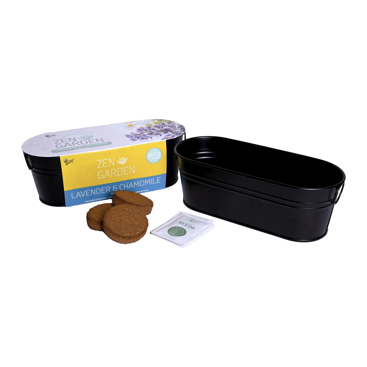 Buzzy Seeds Mindfulness Bundle dyrkningssæt bonsai zen 3 dele