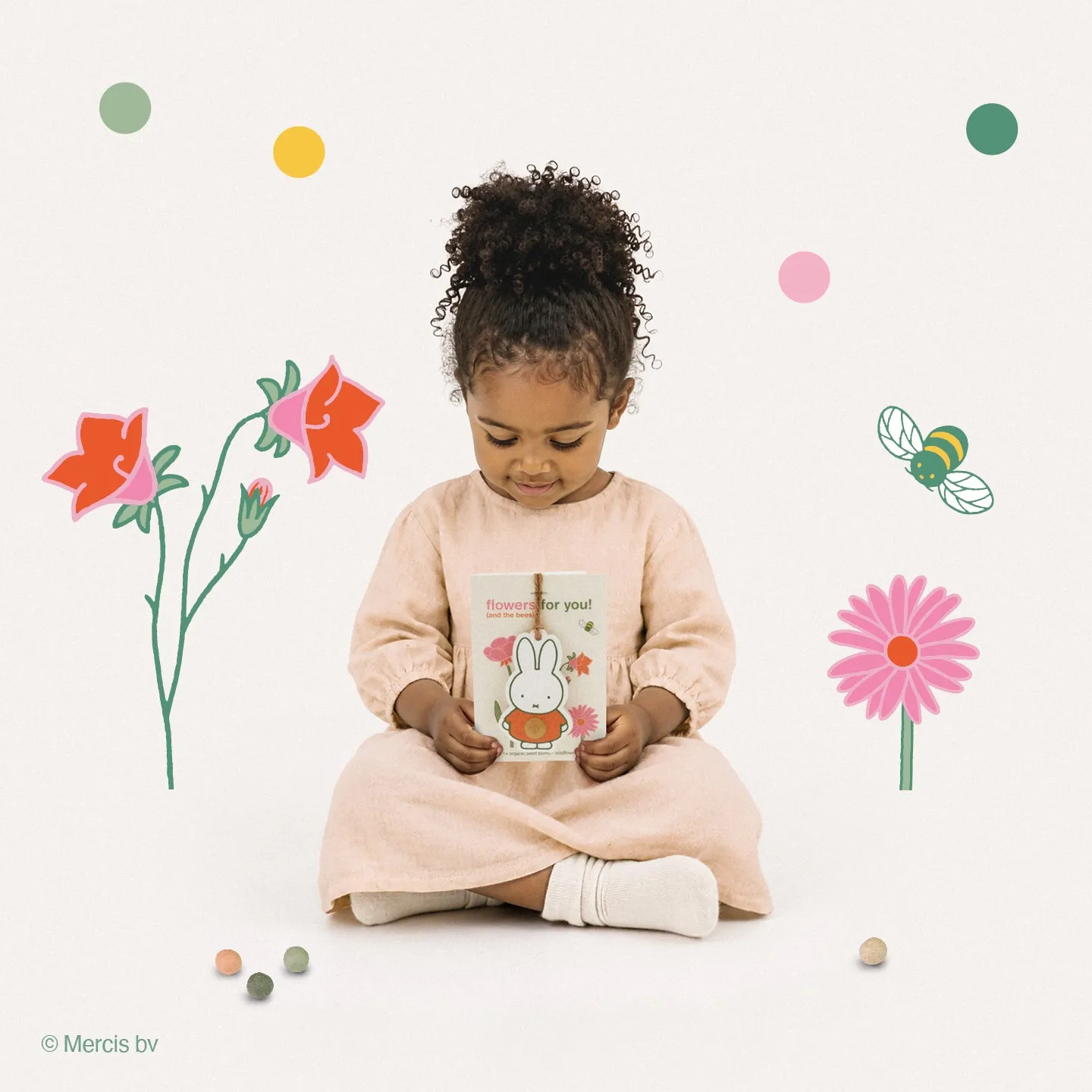 Blossombs Miffy Flowers For You vedhæng frøbombe 1 stk