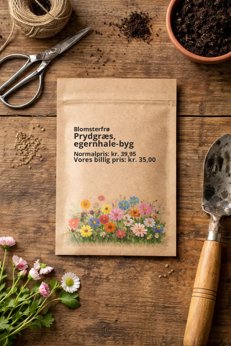 Trifolium egernhale-byg prydgræsfrø dekorativ