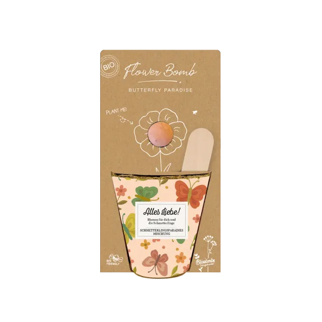 Blossombs Grow Kit dyrkningssæt Alles Liebe sommerfugleblanding