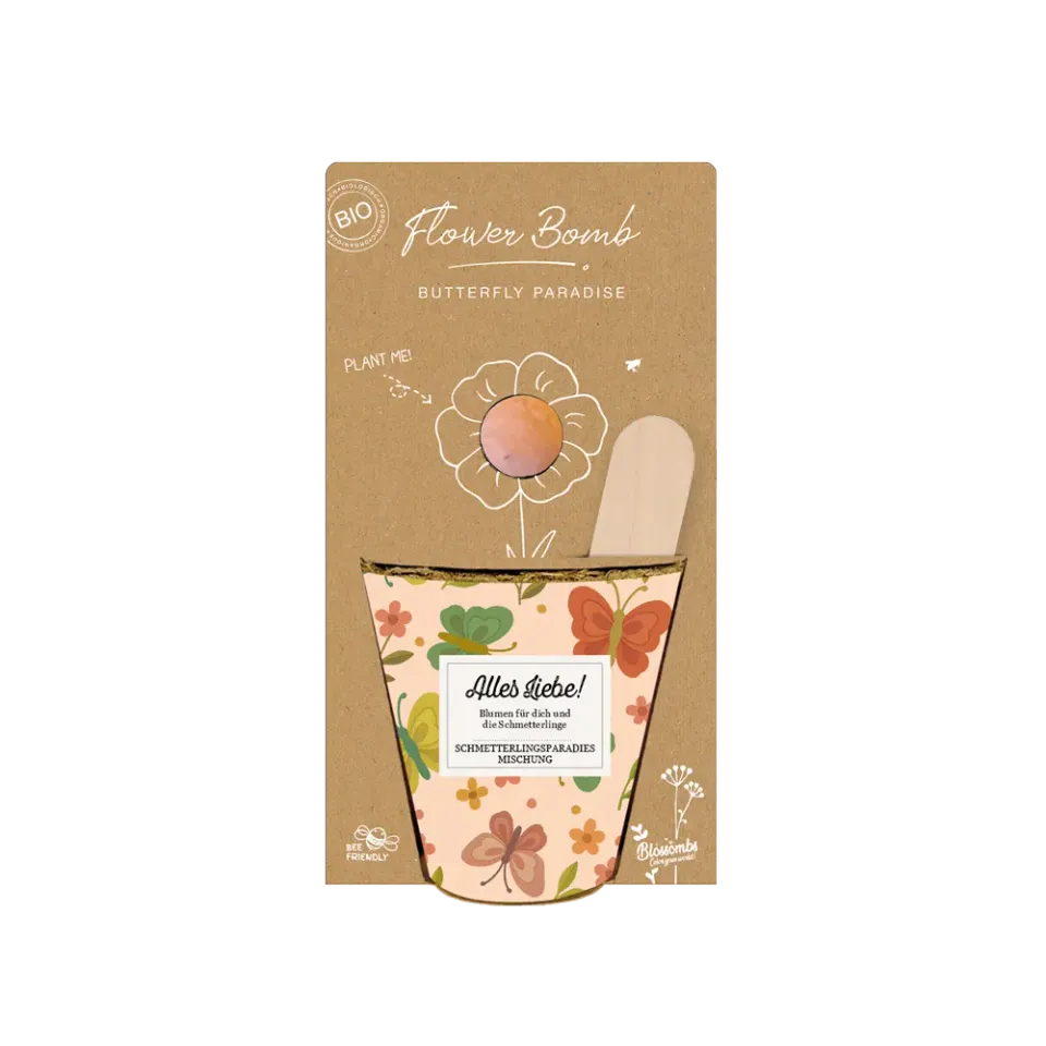 Blossombs Grow Kit dyrkningssæt Alles Liebe sommerfugleblanding
