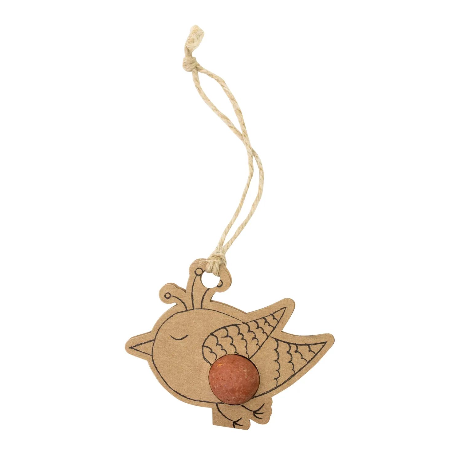 Buzzy Seeds Happy Holidays kort frøbomber fugl vilde blomster