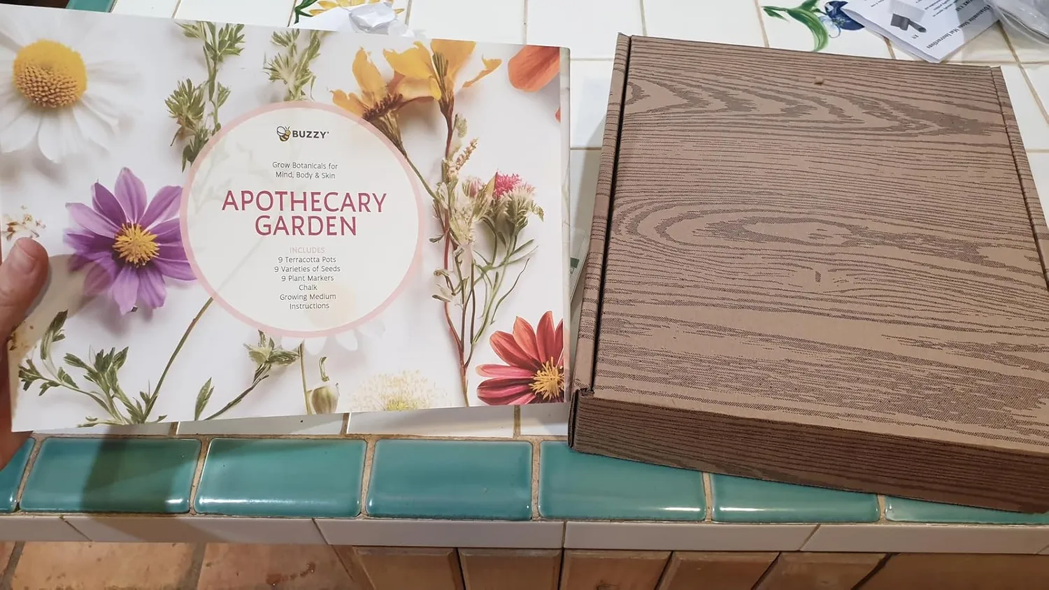Buzzy Seeds Organic Herb Garden dyrkningssæt 9 sorter økologisk