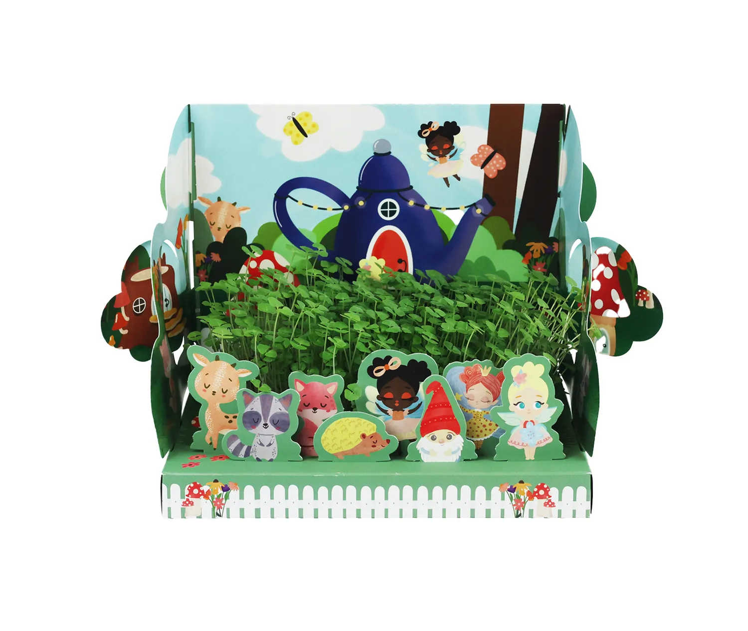 Buzzy Seeds Fairy Forest Chia dyrkningssæt 11 fefigurer