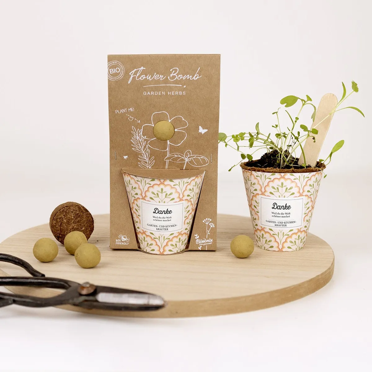 Blossombs Grow Kit dyrkningssæt danke køkkenurter