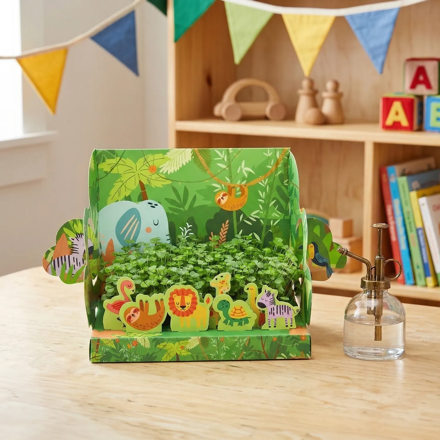 Buzzy Seeds Jungle Chia dyrkningssæt 11 jungledyr