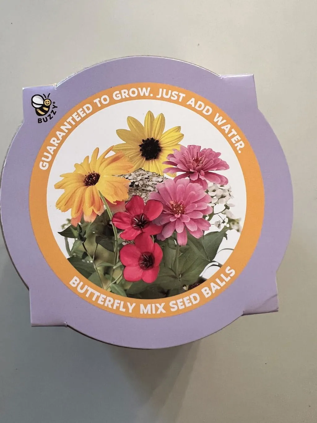 Buzzy Seeds Wildflower Mini frøbomber gift for you 4 stk