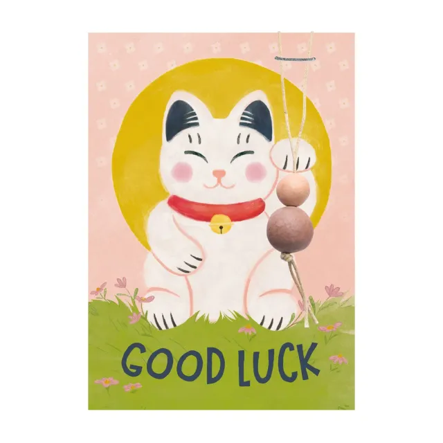 Blossombs Lucky Cat lykkebringer 2 frøbomber kort