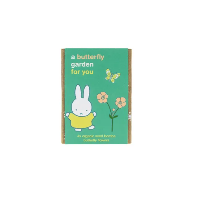 Blossombs Gift Box mini frøbomber 4 stk sommerfugl
