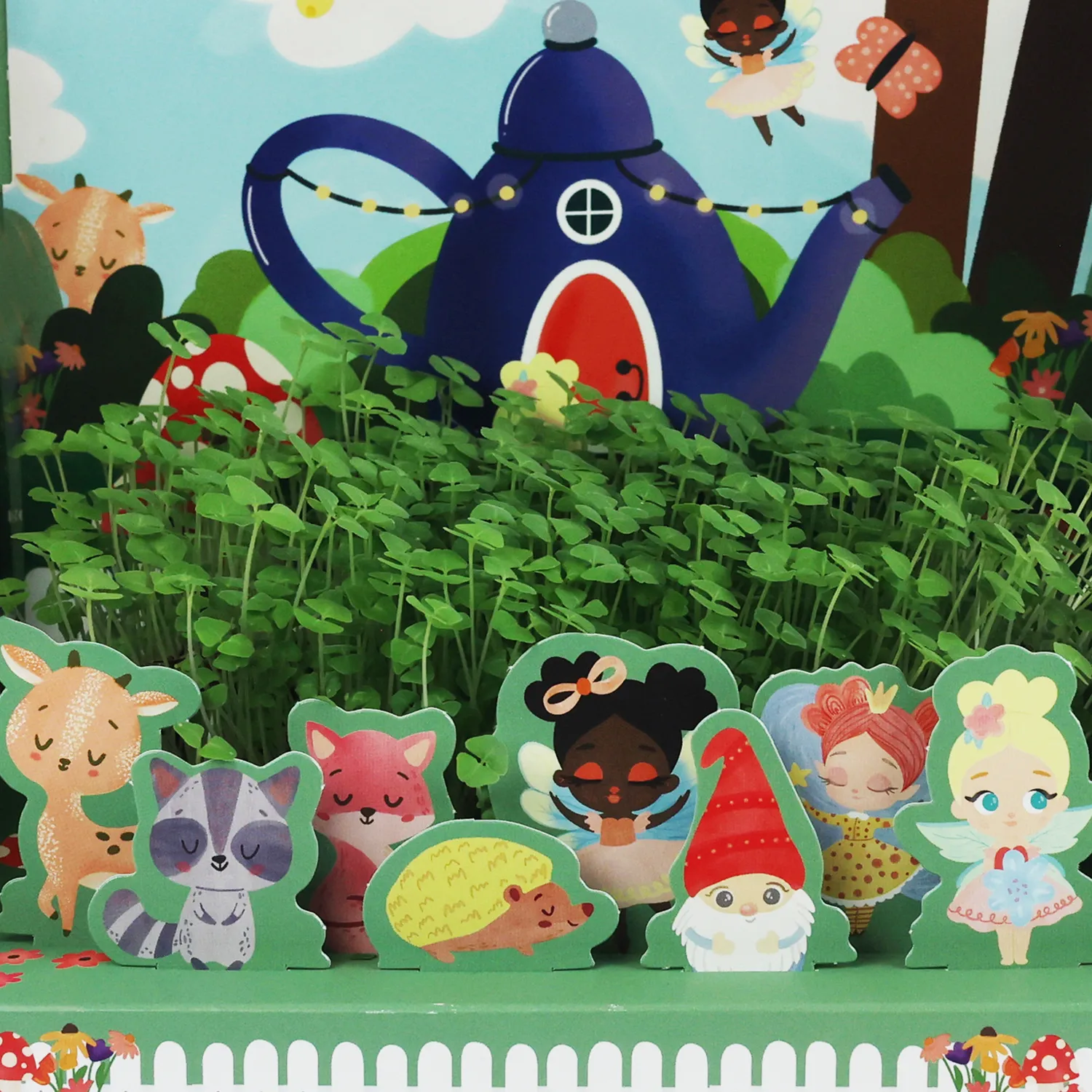 Buzzy Seeds Fairy Forest Chia dyrkningssæt 11 fefigurer