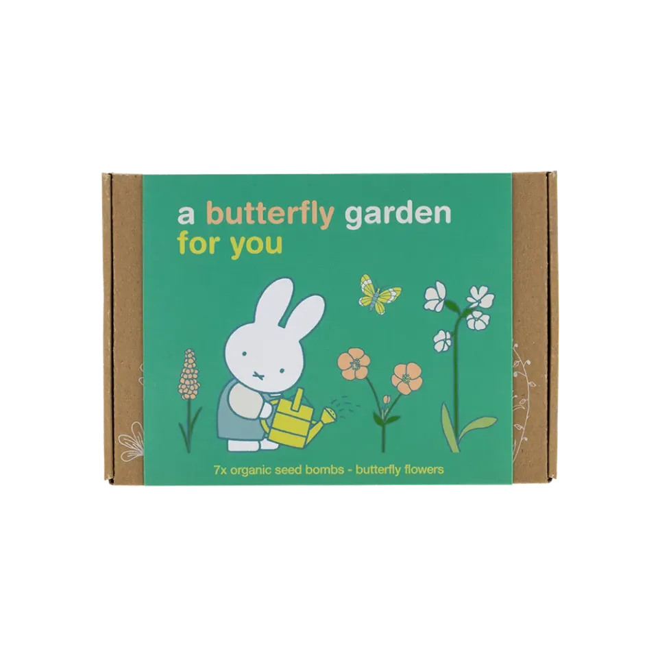 Blossombs gaveæske 7 frøbomber miffy sommerfugl