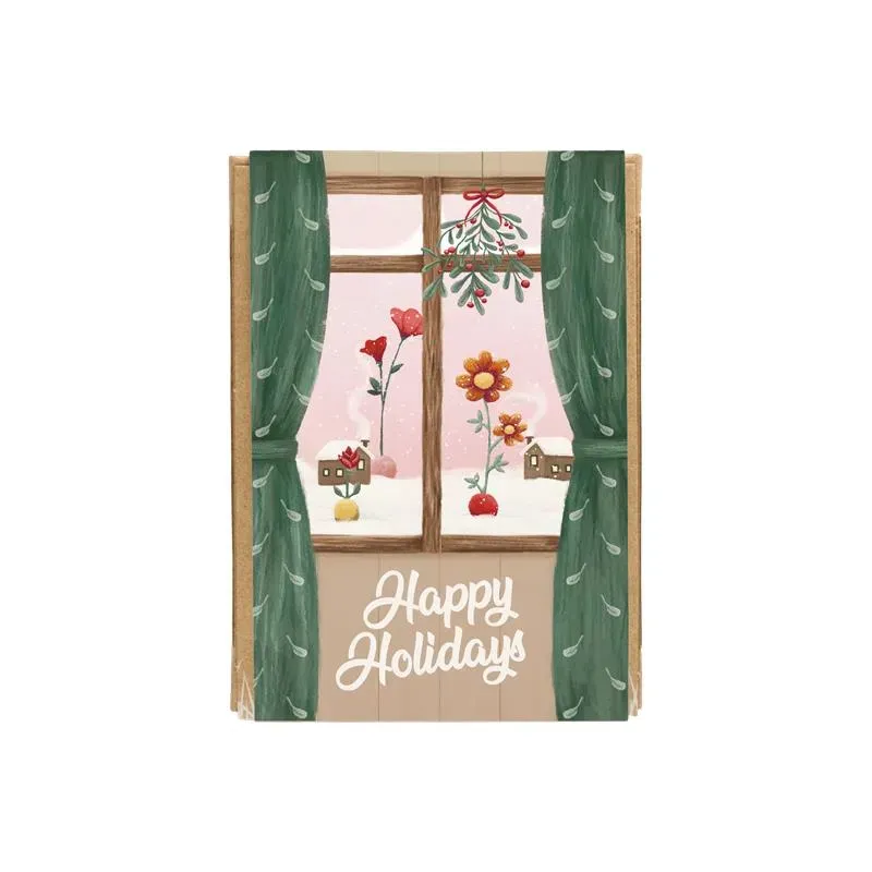 Buzzy Seeds Happy Holidays frøbomber 4 stk vildblomst