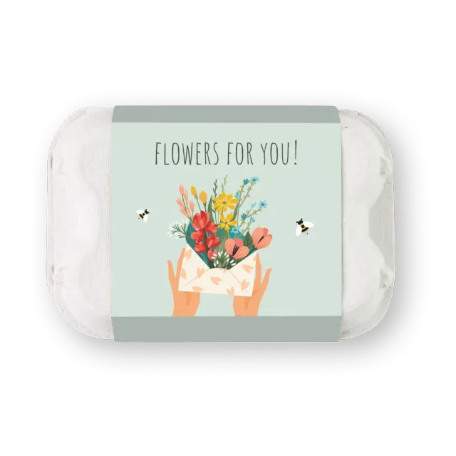 Blossombs Gaveæg frøbomber 6 stk blomster
