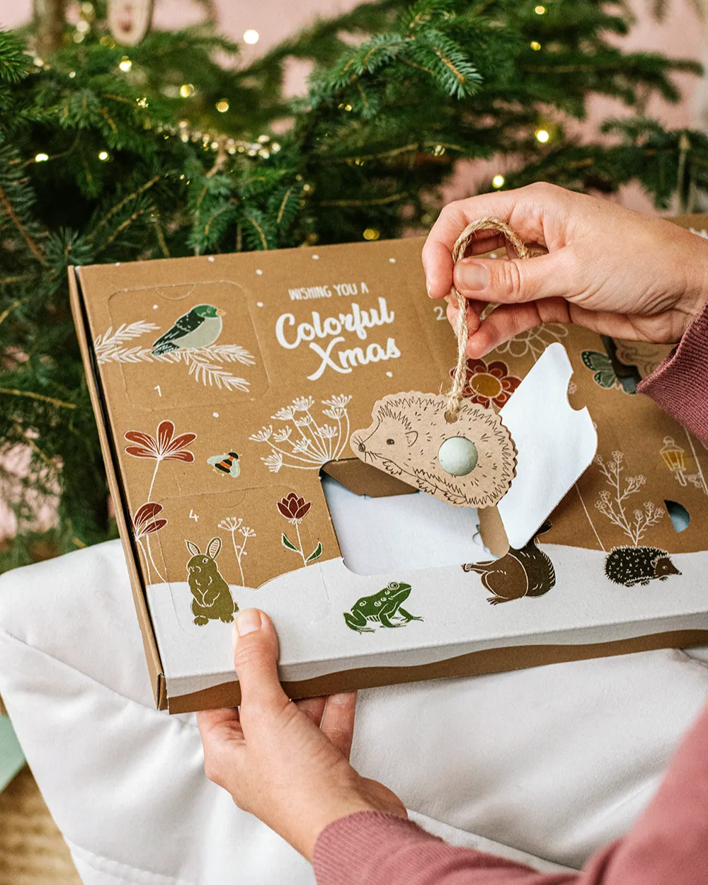 Blossombs Adventskalender frøbomber 7 låger jule