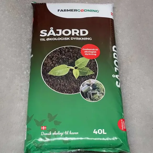 Urtegartneriet øko såjord 17 liter til forkultivering