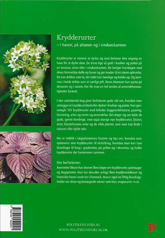 Urtegartneriet øko Krydderurter i haven og på altanen bog