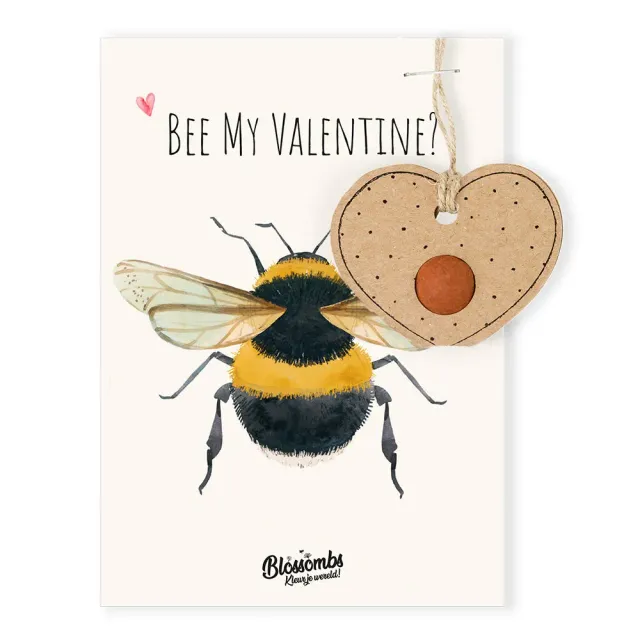 Blossombs Valentijn frøbomber bi-ophæng kærlighed