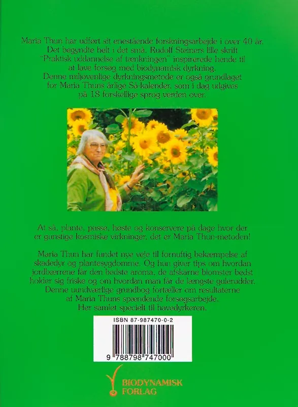 Urtegartneriet øko Maria Thuns Havebog bog paperback biodynamisk
