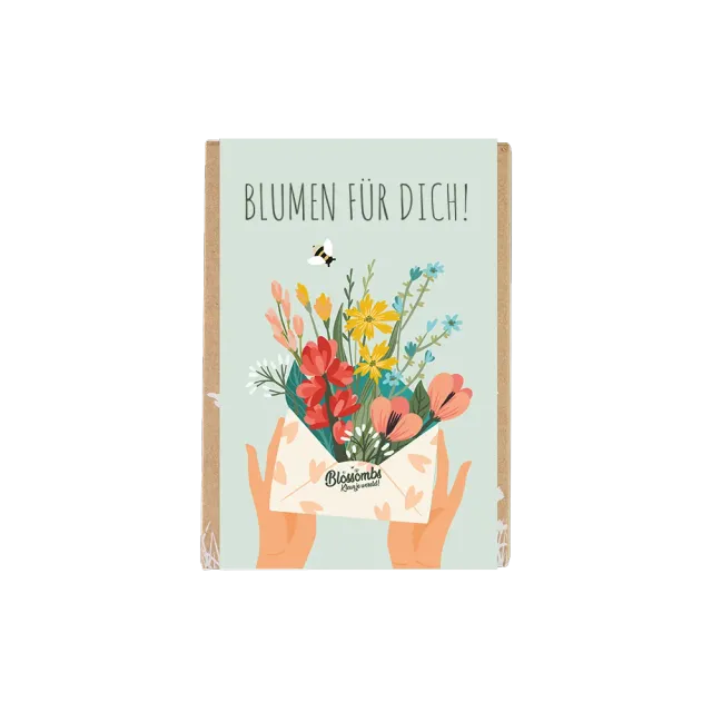 Blossombs Mini Blumen für dich frøbomber 4 stk vildblomst