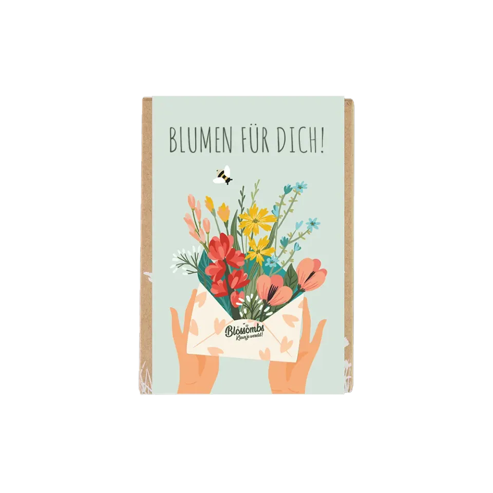 Blossombs Mini Blumen für dich frøbomber 4 stk vildblomst