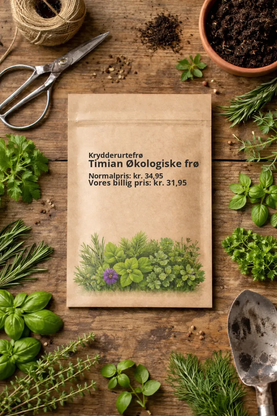 Trifolium Timian frø økologisk aromatisk