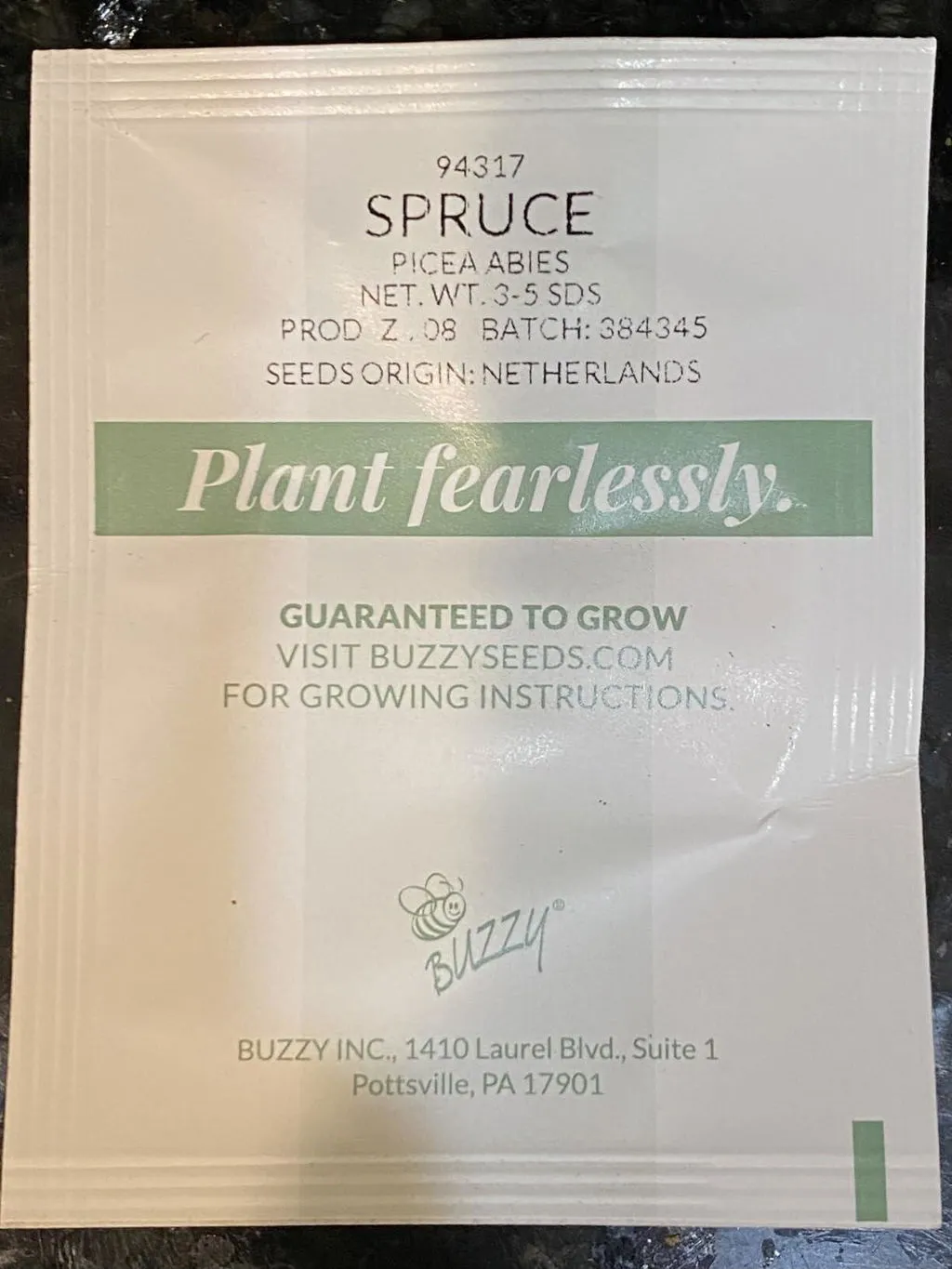 Buzzy Seeds Christmas Tree To Be dyrkningssæt 4 potter