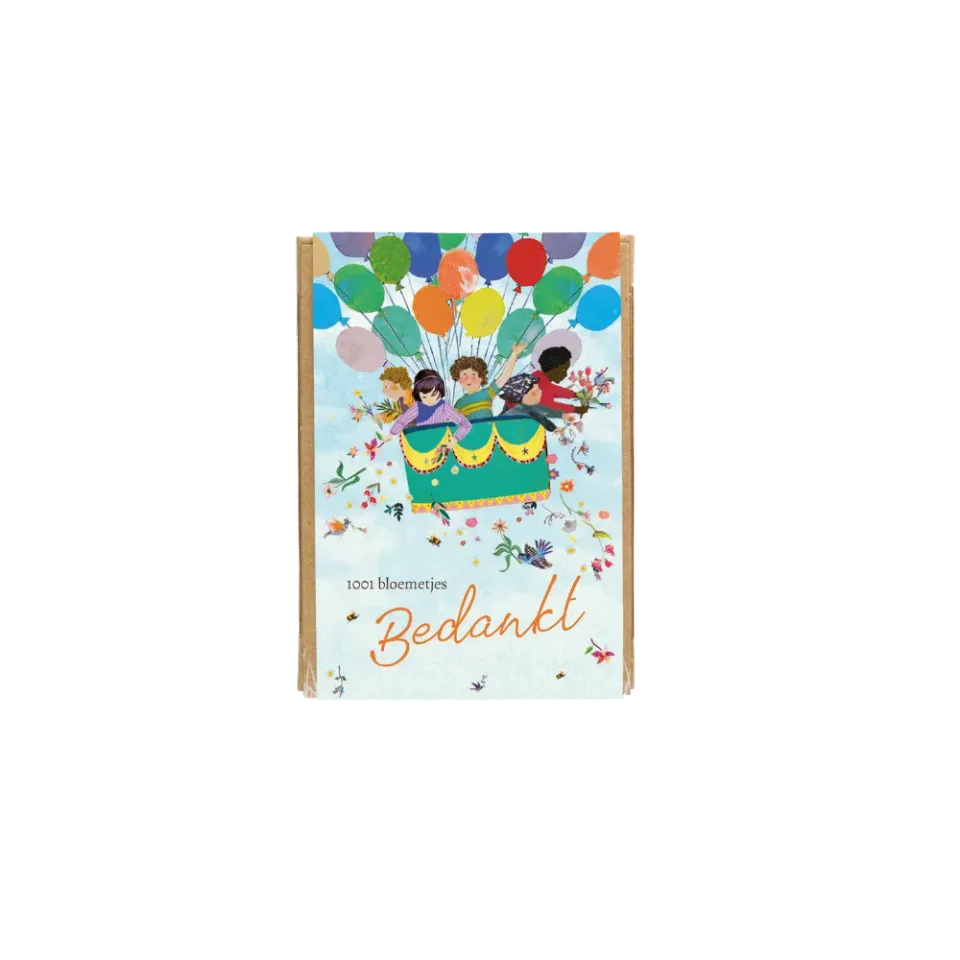 Blossombs Gift Box Mini Air Balloon frøbomber 4 stk tak