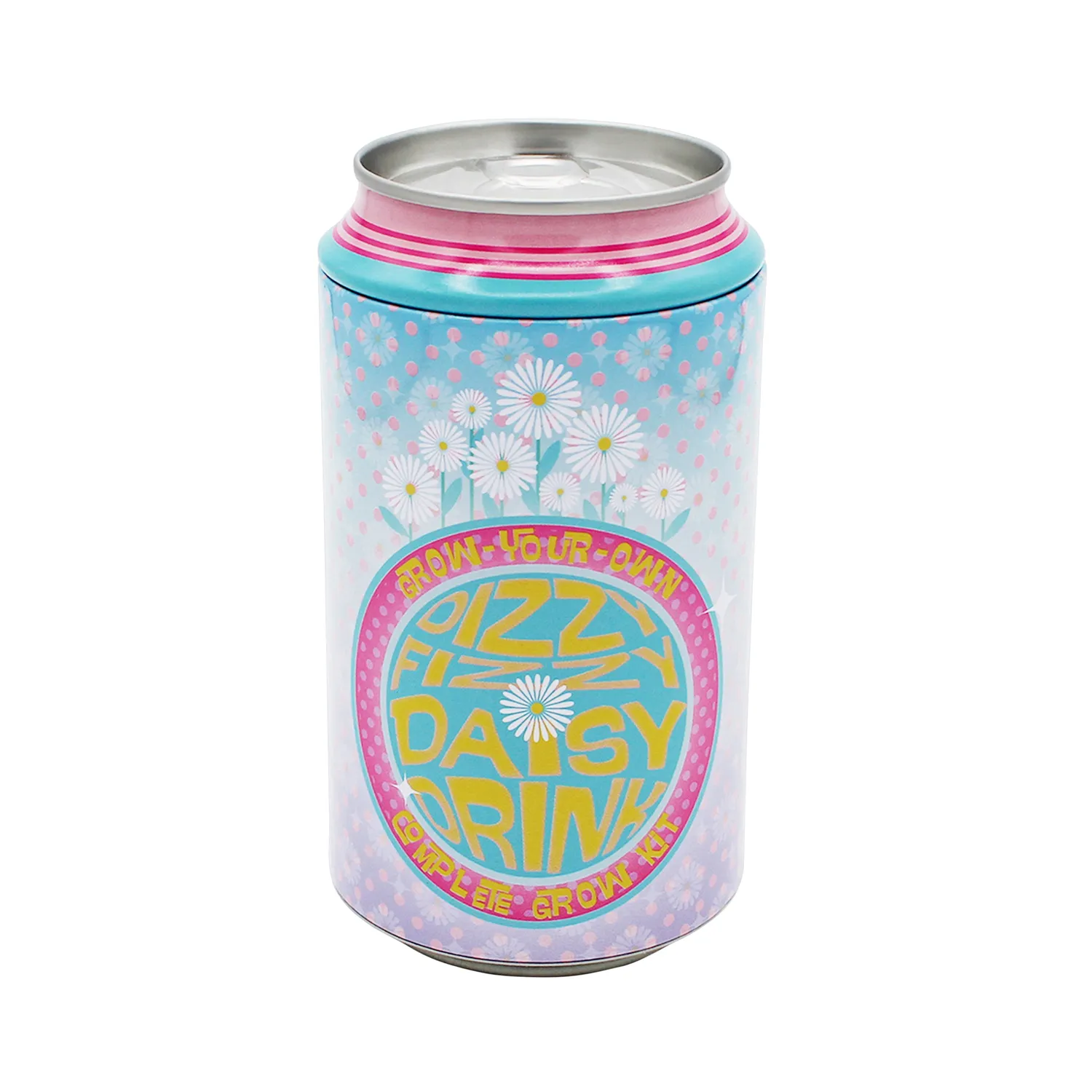 Buzzy Seeds Soda Can dyrkningssæt 6 stk marguerit